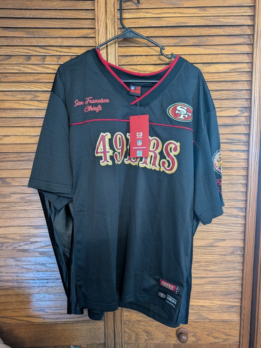 San Francisco 49ers New NFL Team Jersey Errors Size 3x Men